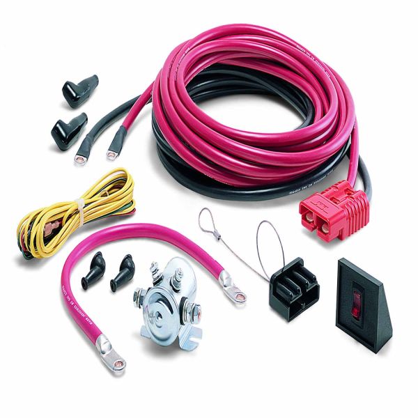 Warn - 32966 Rear Mounting of Portable Winch 24 Ft Power Lead and Power Interrupt Kit