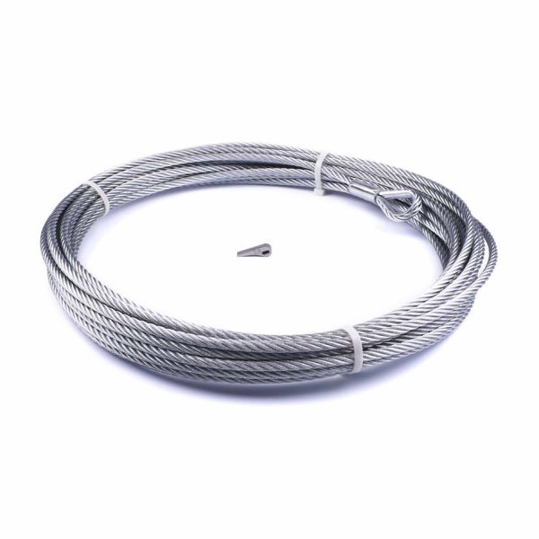 Warn - 89213 For Warn - Zeon-10 Winch 3/8 Inch Diameter x 80 Ft Length Galvanized Aircraft Wire
