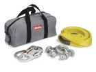 Warn - 70792 With Two Shackles; Snatch Block; Load Strap and Gear Bag; Gray