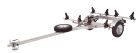 Malone - MicroSport LowBed 2 Kayak Trailer Package (2 Sets Saddle Up Pro & Spare Tire) - MPG464-LBS