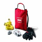 Warn - 88915 Includes 9000 LB Snatch Block Tree Protectors 1/2 Inch D-Shackle Gloves Gear Bag