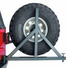 Warn - 74299 Mounts to 74300 Rear Bumper; Up to 37 Inch Tire; Black; Steel; Direct-Fit