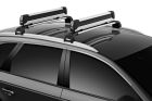 Thule - Snowpack Extender Roof Top Ski and Snowboard Carrier - Silver - 7325