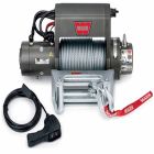 Warn - 27550 12 Volt 9000 LB Cap 125 Ft Wire Rope Roller Fairlead Wired Remote