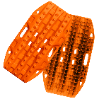 MAXTRAX - Mini Vehicle Recovery Device Pair and JaxBase - Safety Orange