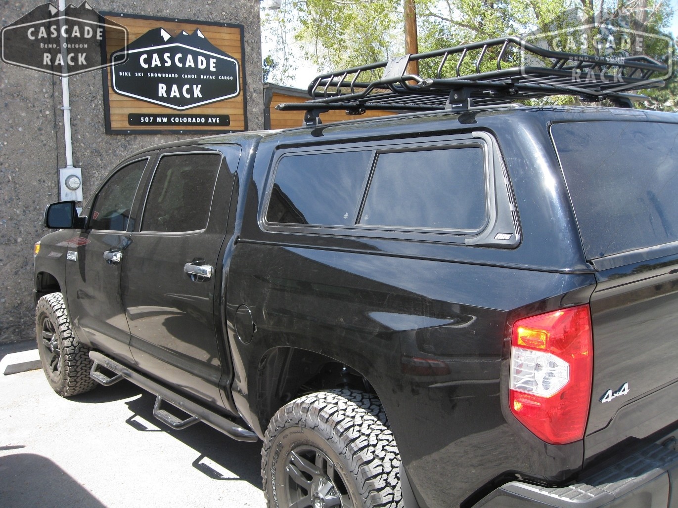 Custom Base Rack and Cargo Basket - 2013 Toyota Tundra