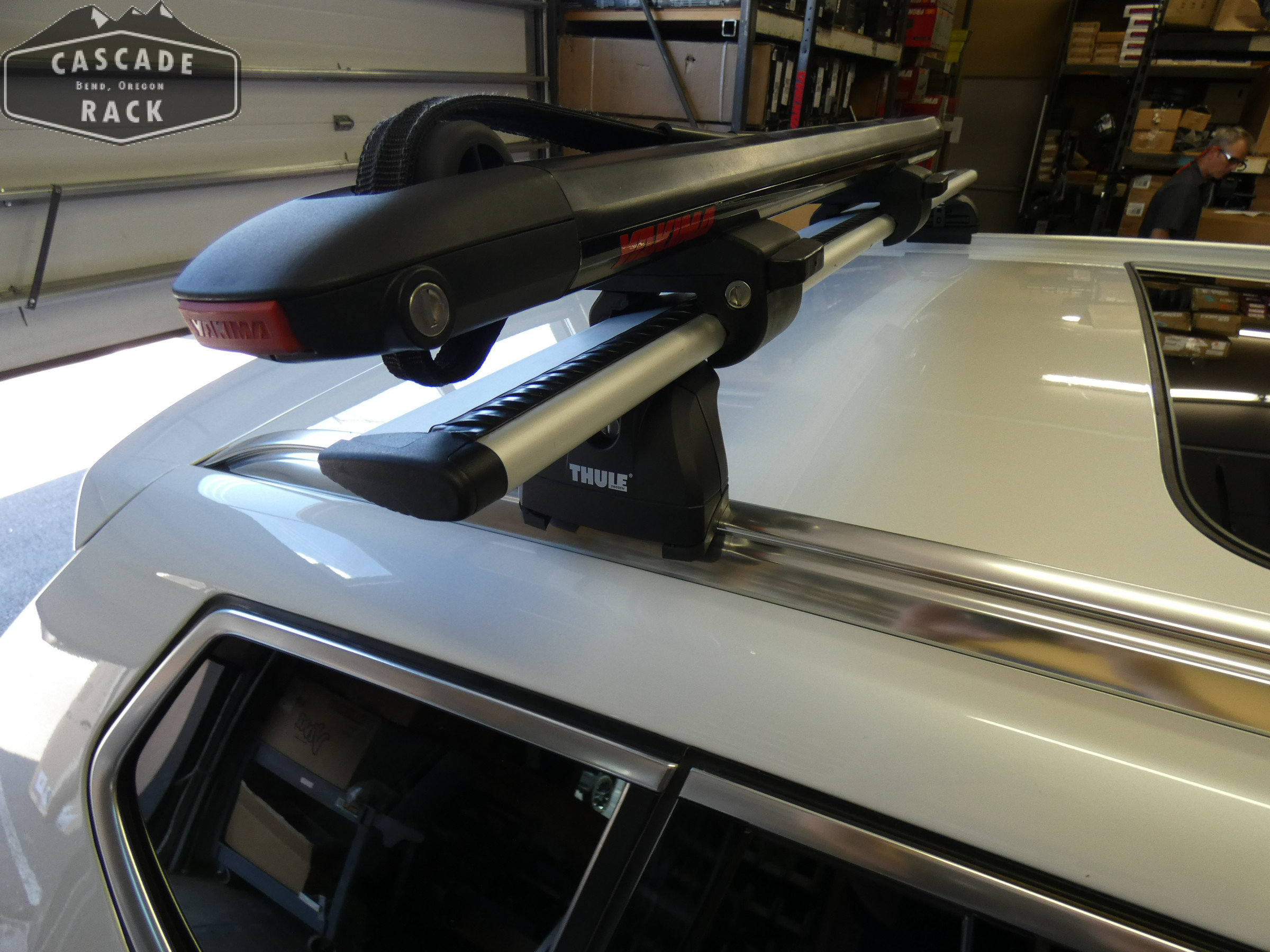 2018 BMW X3 - Roof Rack and SUP Rack - Thule / Yakima