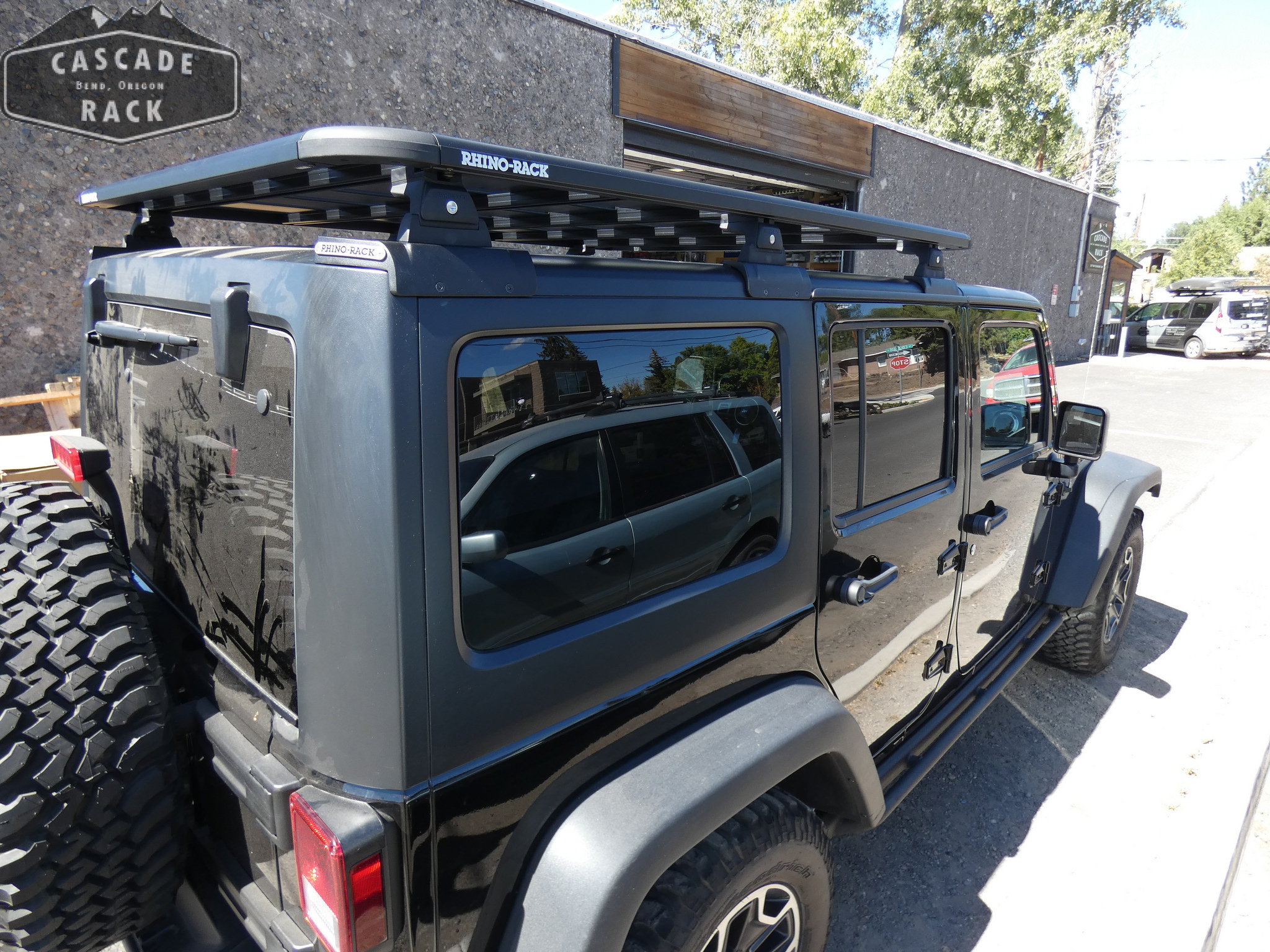 2017 Jeep Wrangler JK 4 Door - Backbone System w/Pioneer Platform - Rhino Rack