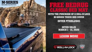 3/1//2020 to 3/31/2020 Consumers Receive a Free Bed Mat with Purchase of Roll-N-Lock